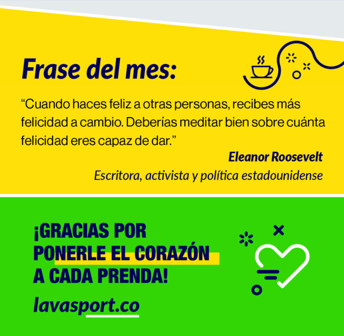 Feliz inicio de año a nuestros clientes y colaboradores LavaSport...