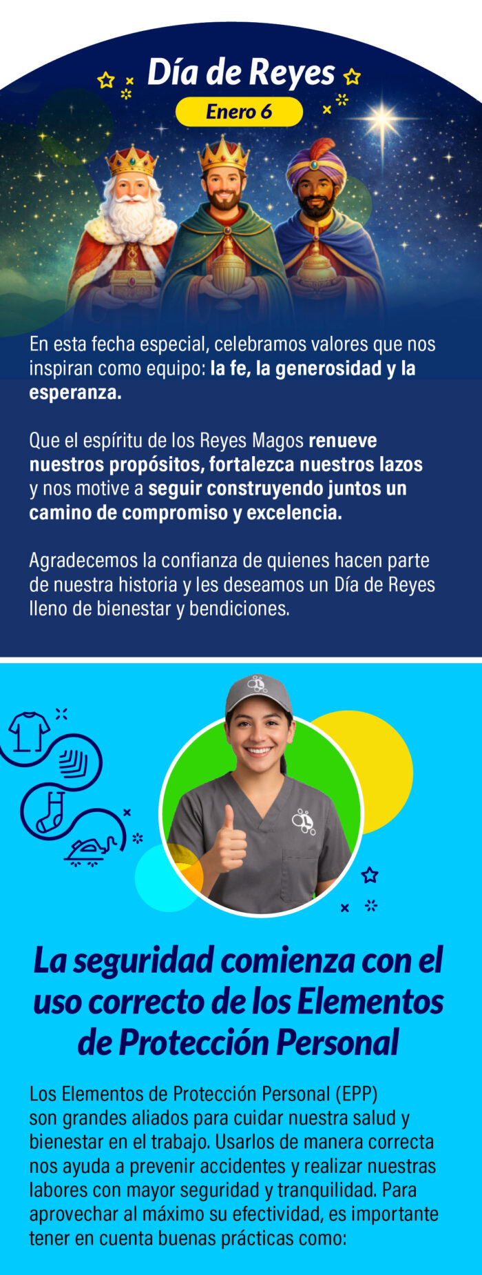 Que el espíritu de los Reyes Magos renueve nuestros propósitos ...